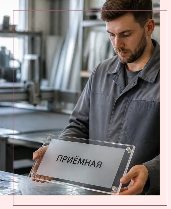 Таблички из оргстекла на заказ в Реутове от 4059 р. | Аванза-Ртв
