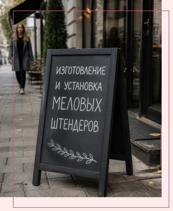 Меловые штендеры в Реутове по цене от 6765 р. | Аванза-Ртв